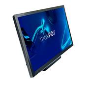 MAXPOS TACTIL 27" FLAT LED Capacitivo NEGRO VGA + HDMI USB Sop.Metal