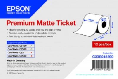 PAPEL EPSON Premium Matte Rollo Papel 102mm x 50m TM-C3400/C3500