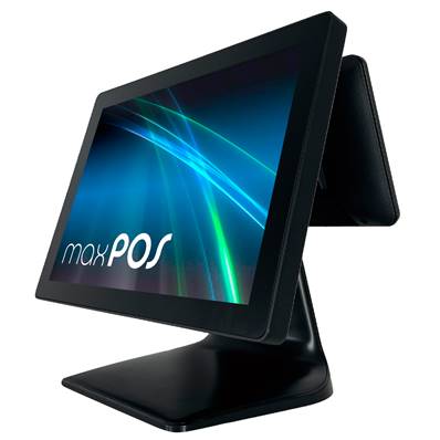 MAXPOS TPV M15 15,6" 16:9 J6412, 4GB, SSD 128GB Capacitivo Negro