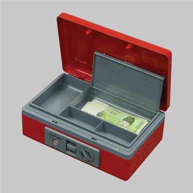 CAJA SEGURIDAD MOD. C-203 ROJA