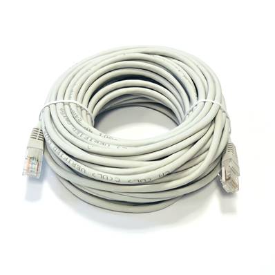 CABLE Cat 5e UTP RJ45 PEPEGREEN Latiguillo 15 m. Grey