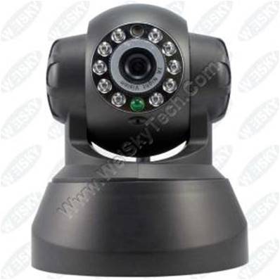 W CAMARA IP WIRED+LED SCI-060 NEGRA