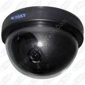 W CAMARA DOME SC-D02AS 1/3"SonyCCD,420TVL,6mm P/NEGRA