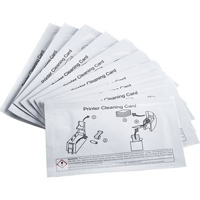 DATACARD Cleaning, Card,Contains (10) Cards Per Pack SD260&SP25/35/55