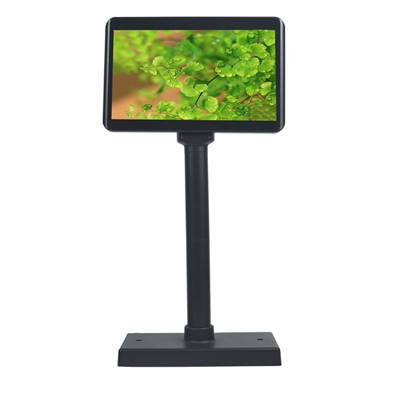 MAXPOS 10,1" LCD Negro VGA 1024 x 600 + 2 Mastil Visor y peana 