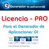 G1 Pro - Licencia (Gen.Aplic.) Para Term. WM Dolphin 60s, 6110, CK3.