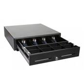 CAJON HS-410 (410 x 415 x 99) NEGRO Pisabilletes Metal (misma llave)