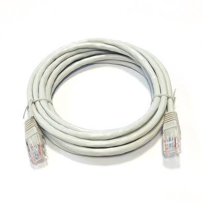 CABLE Cat 5e UTP RJ45 PEPEGREEN Latiguillo  3 m. Grey