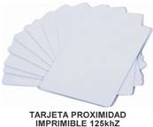 TRANSPONDER RFID 125Khz TARJETA Blanca/100 Tarjetas