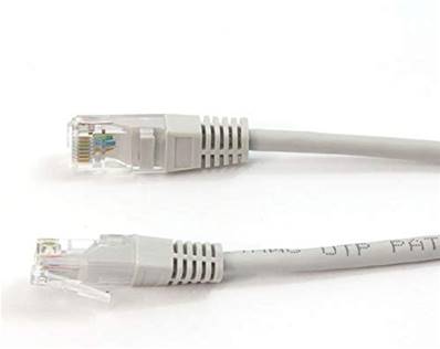 CABLE Cat 5e UTP RJ45 PEPEGREEN Latiguillo  0,5 m. Grey