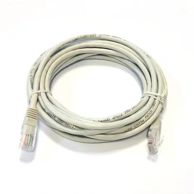 CABLE Cat 5e UTP RJ45 PEPEGREEN Latiguillo  5 m. Grey