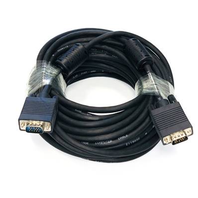 CABLE VGA 15M PEPEGREEN (3+4C)TC,OD 7.5 FERRITA