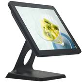 MAXPOS TACTIL 19" FLAT LED Capacitivo NEGRO VGA + HDMI  USB Sop.Metal.