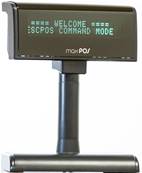 VISOR MAXPOS VFD 2*20 USB BLACK