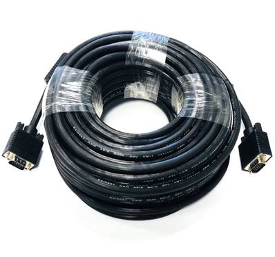 CABLE VGA 25M PEPEGREEN (3+4C)TC,OD 7.5 FERRITA