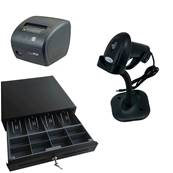 PACK COMERCIO: IMPRESORA TERM. + SCANNER LASER + CAJON 