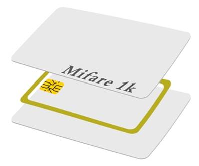 TRANSPONDER RFID 13,56Mhz.Mifare TARJETA ISO 1K Blanca/200 Tarjetas