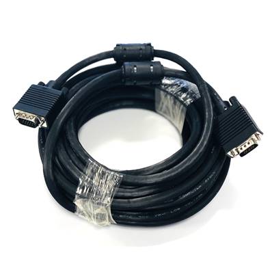 CABLE VGA 10M PEPEGREEN (3+4C)TC,OD 7.5 FERRITA