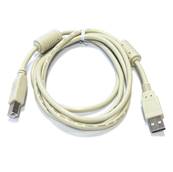 CABLE USB TIPO A-B 2.0  L:1.8M BEIGE